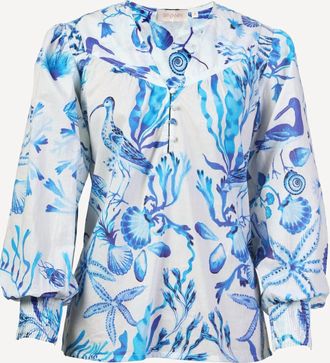 Banjanan Womens Florrie Shirt In River