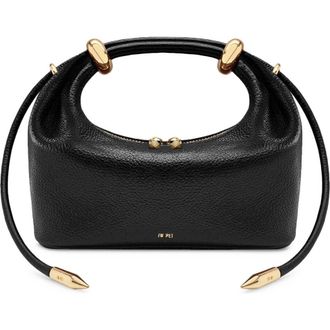 JW PEI Ellie Metal Ring Clutch in Black at Nordstrom