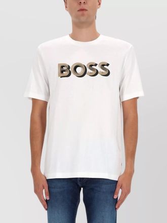 HUGO BOSS crew neck short sleeve fitted t-shirt