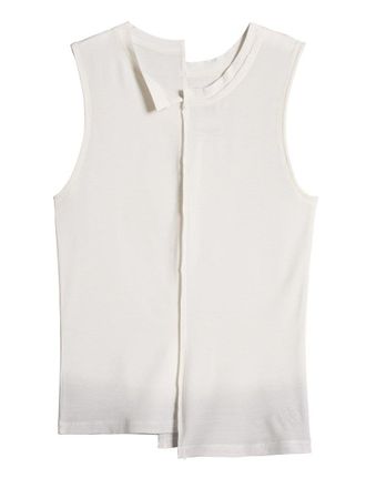 Yohji Yamamoto Knit Tank Bianco