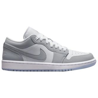 Nike Jordan Womens AJ 1 Low - Basketball Shoes Aluminum/White/Wolf Grey Size 10.0