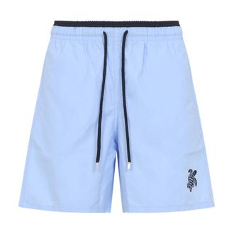 Vilebrequin Beachwear, male, Blue, Size: L Moka Swim Shorts