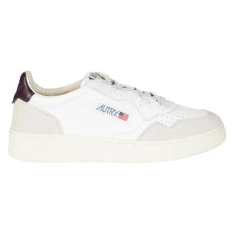 Autry Medalist Low - Heren - Sneakers - Wit - 43 EU - Katoen - Schoenen