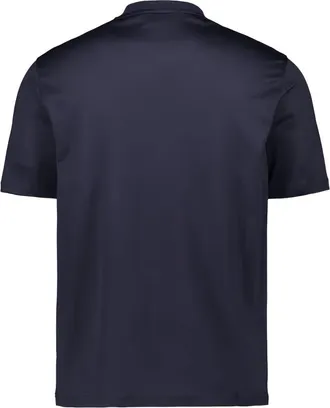 Emporio Armani Logo-Embroidered T-shirt - Navy