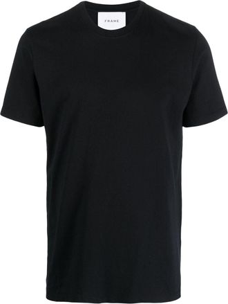 Frame Denim crew neck T-shirt - men - Cotton - L - Black
