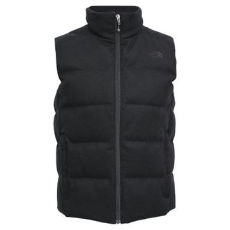The North Face Quilted Puffer Vest in Black Nylon