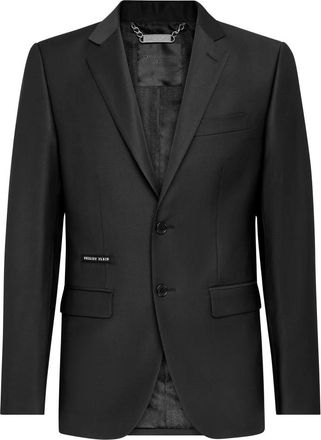 Philipp Plein Gigol&ograve; Fit Blazer - Heren - Blazers - Zwart - S - Wol - Jassen