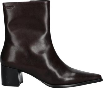 Vagabond Giselle Enkellaarsjes - Dames - Laarzen met Hak - Bruin - 36 EU - Katoen - Schoenen