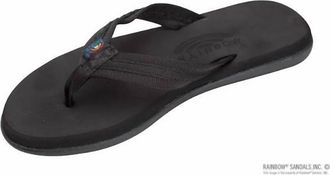 Rainbow Sandals Womens Solid Molded Sandal In Black