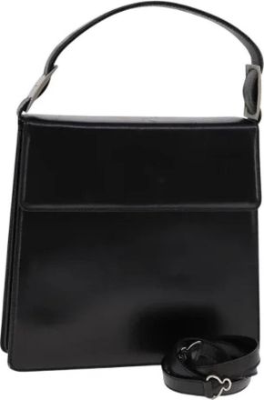 Ferragamo Pre-owned Handtas - Dames - Vintage Handtas - Zwart - ONE Size - Leer - Vintage