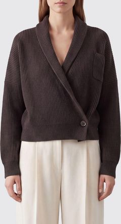 Brunello Cucinelli Wrap Cardigan in 100% Cashmere with a Shawl Collar