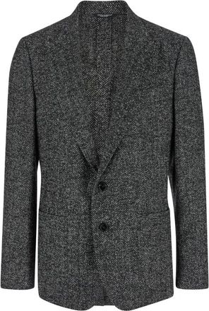 Dolce & Gabbana Grijze Jassen Sartoriale Look 17 - Heren - Blazers - Grijs - L - Jassen