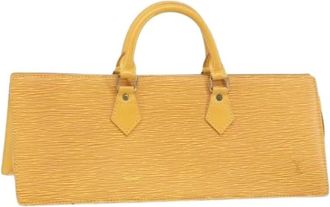 Louis Vuitton Pre-owned Handbags, female, Yellow, Size: ONE SIZE Pre-owned Vintage Handbag