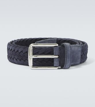 Tod's Cintura in suede intrecciata
