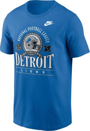 Nike Detroit Lions Rewind Essential Nike Mens NFL T-Shirt in Blue | N1994KR9SV-R8L