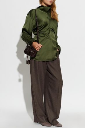 Toteme Turtleneck Top, Womens, Green