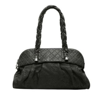 Chanel Pre-owned Lady Braid Handbag - Dames - Pre-owned - Zwart - Maat: ONE Size Leer