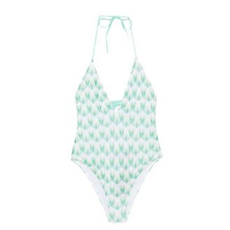 Missoni One-piece, female, Multicolor, Size: L One-piece swimsuit in floral-pattern viscose