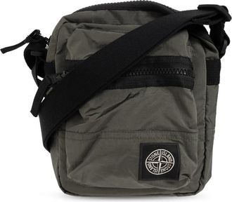 Stone Island Logo Bag - Heren - Schoudertassen - Groen - ONE Size - Tassen