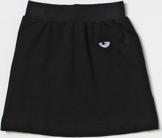 Chiara Ferragni Gonna jogging in cotone con logo Chiara Ferragni