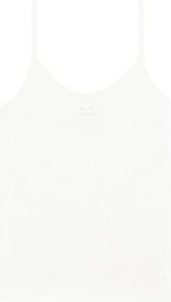 Courr&egrave;ges Reedition Ribbed Tank Top