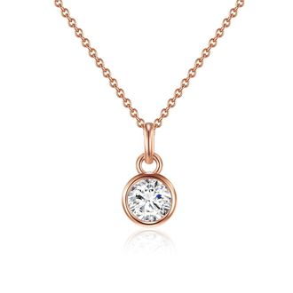 Rafaela Donata Womens Female Sterling Silver Necklace - Rose Gold - Size 50 cm