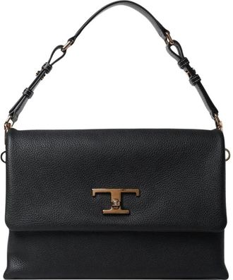 Tod's Dames, Tassen, Zwart, Maat: ONE Size Leer