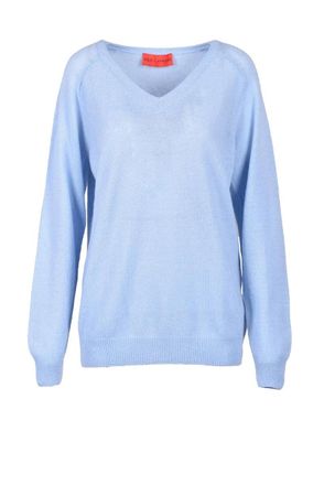Wild Cashmere 100% Cashmere Sweater - Light Blue