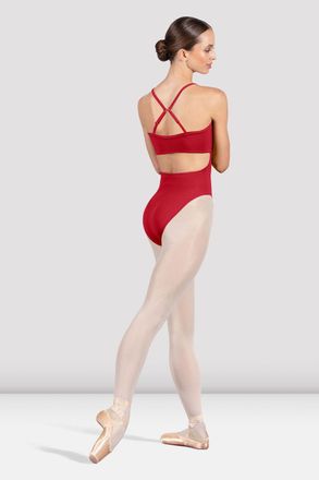 Bloch BLOCH Ladies Emi Open Back Leotard, Red