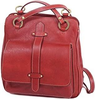 Sac à dos femme rouge sales