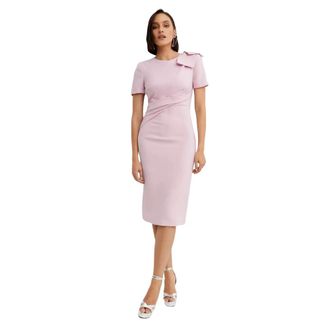 Roland Mouret Dames, Jurken, Roze, Maat: XS Zijde