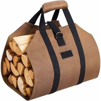 OEM Cesta Para Le&ntilde;a Y Bolsa Para Le&ntilde;a, Bolsa De Lona Para Le&ntilde;a Para Chimenea, Bolsa Extra Grande Para Le&ntilde;a, Cestas Para Le&ntilde;a De Interior Para Acampar, Bol