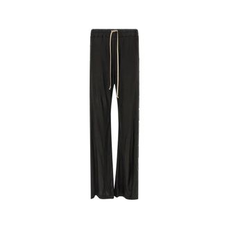 Rick Owens Straight Trousers, male, Black, Size: M Straight Trousers