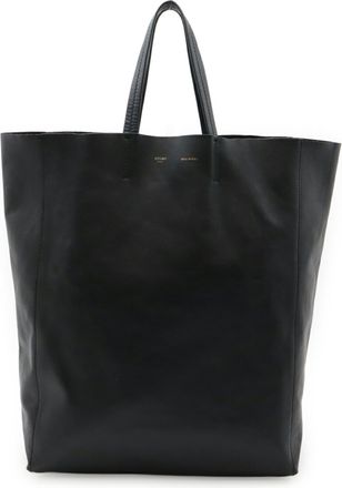 Celine Black Leather Shoulder Bag Tote Bag (Pre-Owned)