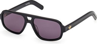 adidas OR0134 01A Mens Sunglasses Black Size 55