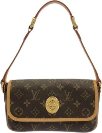 Louis Vuitton Pre-owned Borsa a Spalla in Tela Rivestita Vintage - - Pre-owned - Donna - Marrone - ONE SIZE