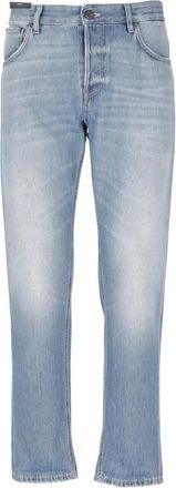 Pantaloni Torino Heren, Jeans, Blauw, Maat: W37 Katoen