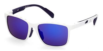 Adidas Sport SP0035 21Y Mens Sunglasses White Size 56