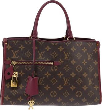 Louis Vuitton Popincourt Nm Handbag Monogram Canvas With Leather Brown Canvas Handbag (Pre-Owned)