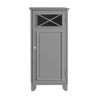 Teamson Home Teamson Home - Mueble De Ba&ntilde;o Dawson 1 Puerta De Madera Gris Ehf-6834g