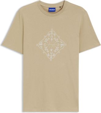 HUGO BOSS Crew-neck T-shirt in breathable cotton