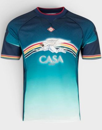 Casablanca Mens La Deesse Du Stade Printed Football Top - Size: 42