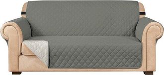 OEM Funda De Sof&aacute; Reversible - Funda Para Muebles Apta Para Mascotas Con Banda El&aacute;stica, Impermeable (gris Claro)