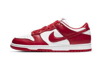 Nike Nike Dunk Mens Low Sp Running Shoes, White University Red, 11.5 UK
