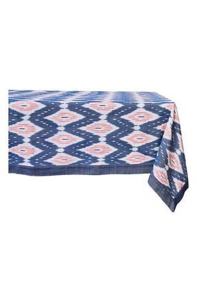 Juliska Ikat Cotton Tablecloth in Blue Multi at Nordstrom