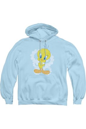 Gildan Looney Tunes Retro Tweety Adult Pull Over Hoodie / Hooded Sweatshirt