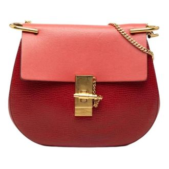 Chlo&eacute; Pre-owned Drew - Dames - Pre-owned - Rood - Maat: ONE Size Leer