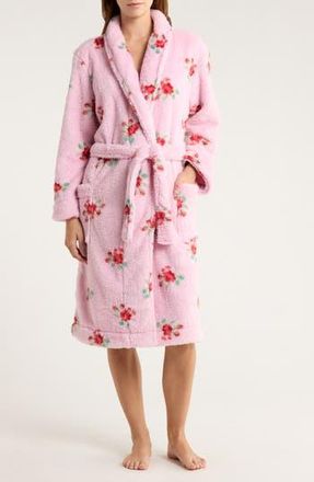 PJ Salvage Fleece Robe in Pink at Nordstrom Rack, Size Small