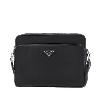 Prada Re-Nylon bag with Saffiano leather trimmings Man One Size