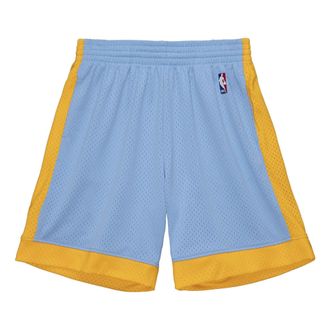 Mitchell & Ness NBA Swingman Los Angeles Lakers 2001-02 Shorts Light Blue Yellow SMSH1127-LAL01PPPCLBL